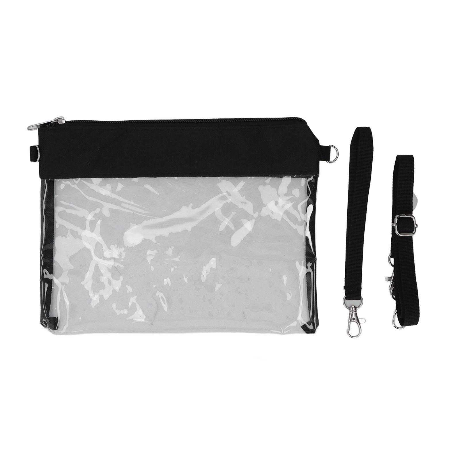 Transparente Umhängetasche Transparentes PVC Reißverschlussdesign Wasserdicht Langlebig Schulter Messenger Bag für von Joom DACH