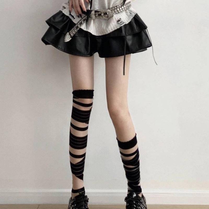 Transparente japanische Stil Oberschenkel hohe Strümpfe Frauen Mädchen Lolita Kniestrümpfe Sommer ultradünne Nylon lange Socken Strümpfe von Joom DACH