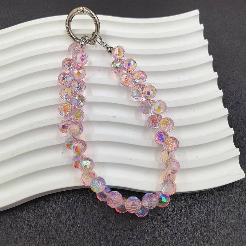 Transparenter Schlüsselanhänger mit Kristallperlen, abnehmbarer Taschenanhänger, kreatives Telefon-Lanyard für Frauen und Mädchen rosa Transparenter Schlüsselanhänger mit Kristallperlen, abnehmbarer Taschenanhänger, kreatives Telefon-Lanyard für Frauen und Mädchen rosa von Joom DACH