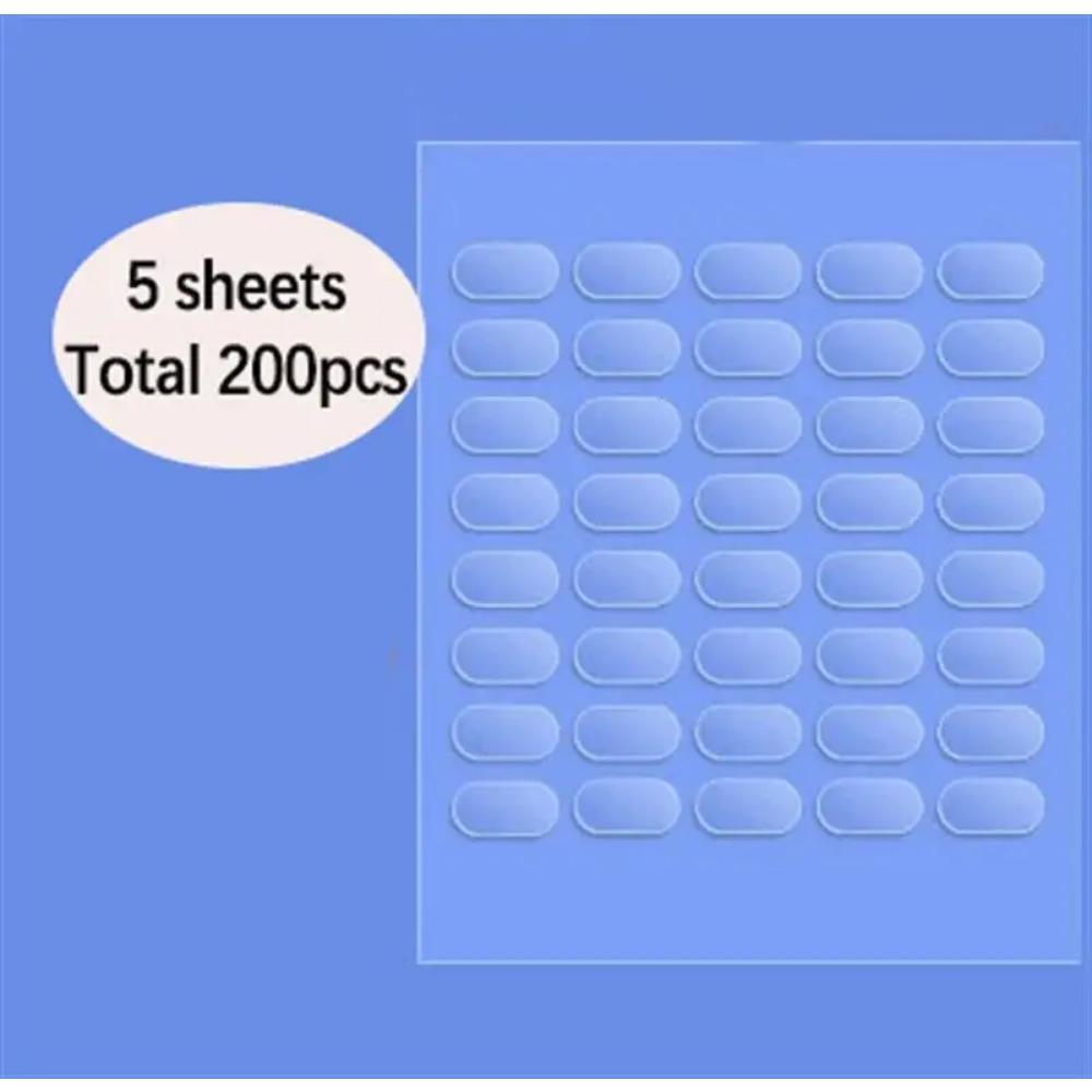Transparenter fester Patch, starke selbstklebende, klare Klebepads, Poster, Wandbehang, selbstklebender Aufkleber, wasserdicht, DIY-Bastelbedarf A-5 sheets (200 pieces) von Joom DACH
