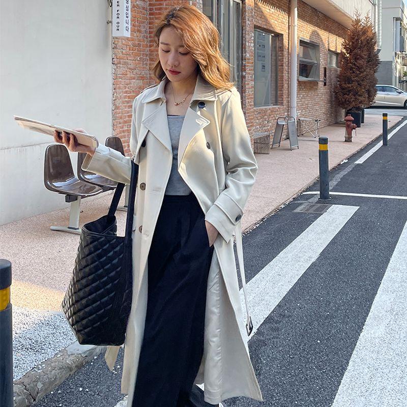 Trenchcoat Damen Lang Groß Neu Herbstmode XXL von Joom DACH