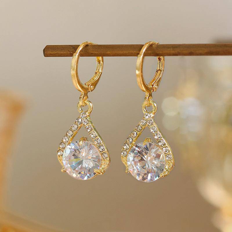 Trend Koreanische Elegante Ginkgo Blatt Mondlicht Katzenauge Stein Ohrringe für Frauen Mode Perle Ohrringe Partei Schmuck Geschenke Großhandel von Joom DACH