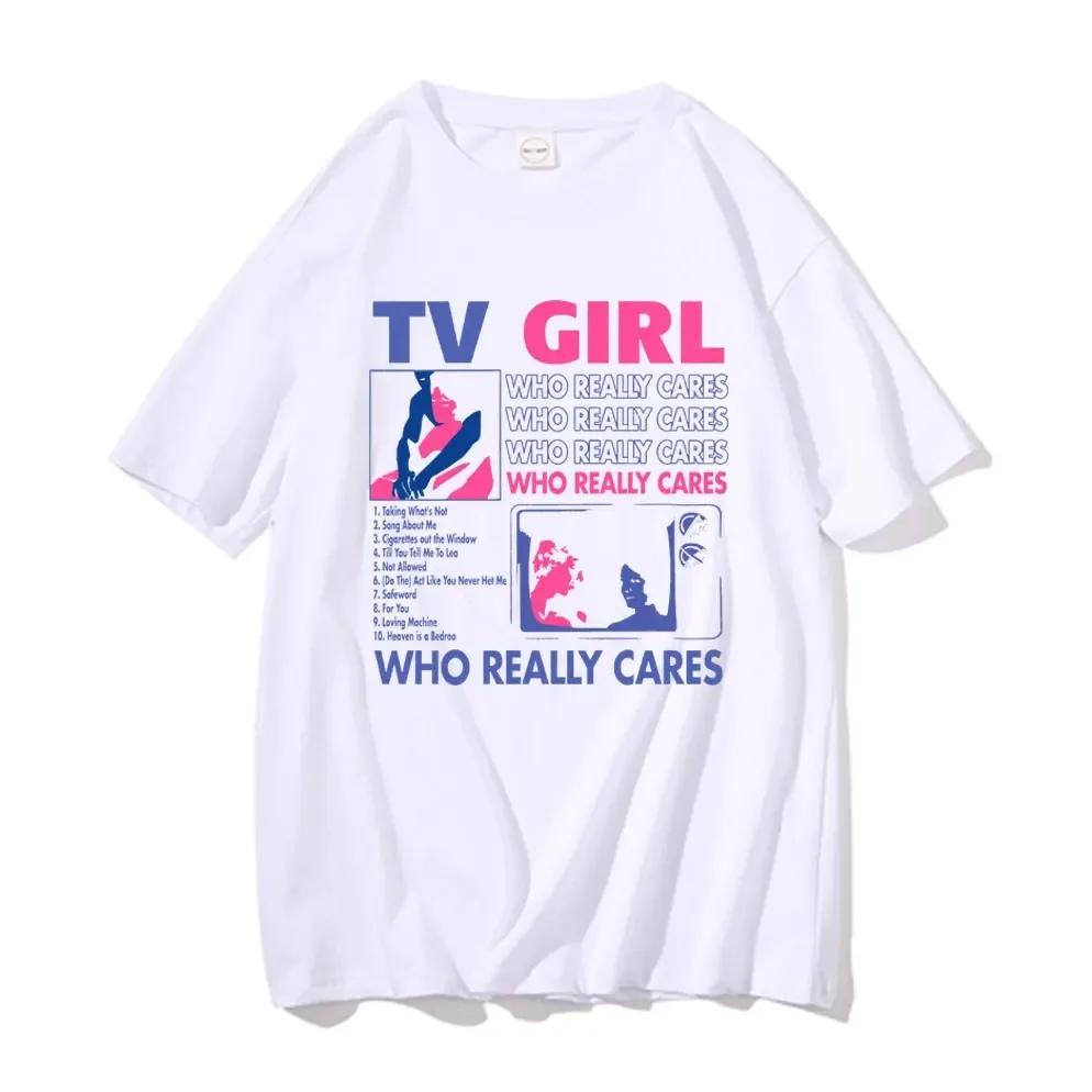 Trend Tv Girl Lovers Rock Song Print T-Shirt Männer Frauen Baumwolle Hip Hop Übergroßes T-Shirt Kurzarm T-Shirt Streetwear Tops T-Shirt XL weiß von Joom DACH