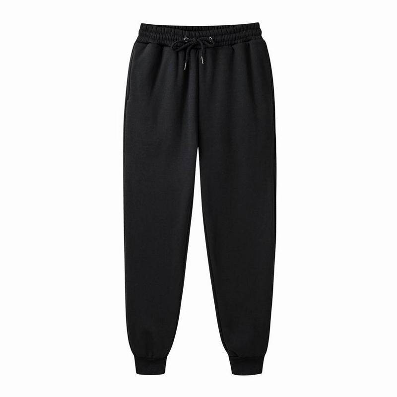 Trendige Freizeit-Sporthose für Männer und Frauen im Herbst und Winter mit plüschigen und verdickten modischen warmen Leggings XXL schwarz von Joom DACH