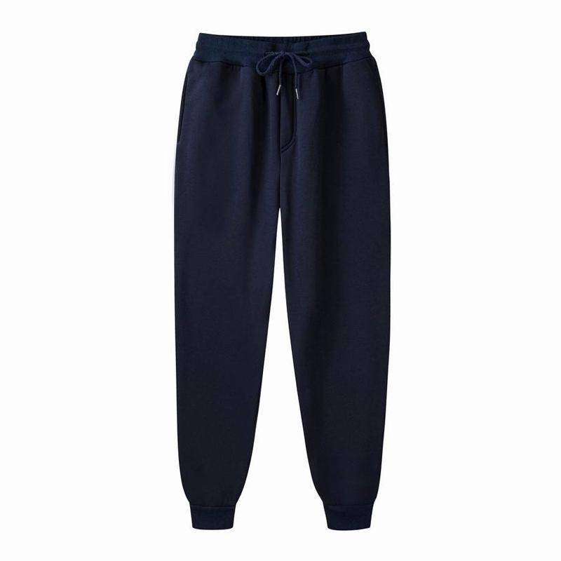 Trendige Freizeit-Sporthose für Männer und Frauen im Herbst und Winter mit plüschigen und verdickten modischen warmen Leggings XXXL navy blau von Joom DACH