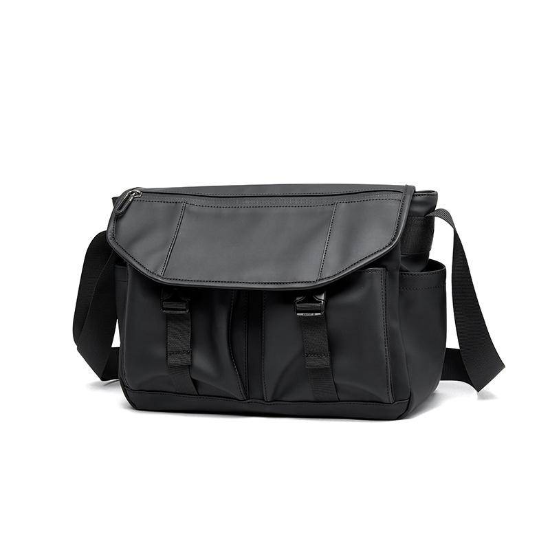 Trendige Umhängetasche, Herren Studenten Umhängetasche, Kleine Umhängetasche, Herren Pendler Postman Tasche, Einzelschultertasche schwarz von Joom DACH