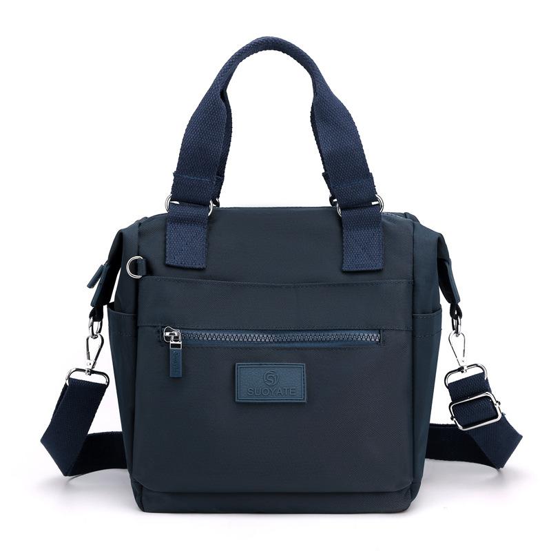 Trendige Umhängetasche für Damen, große Kapazität, leichte Reise-Messenger-Handtasche One size dunkelblaue von Joom DACH