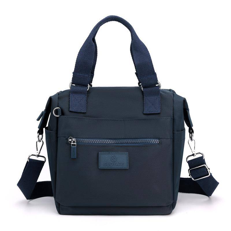 Trendige Umhängetasche für Damen, große Kapazität, leichte Reise-Messenger-Handtasche One size dunkelblaue von Joom DACH