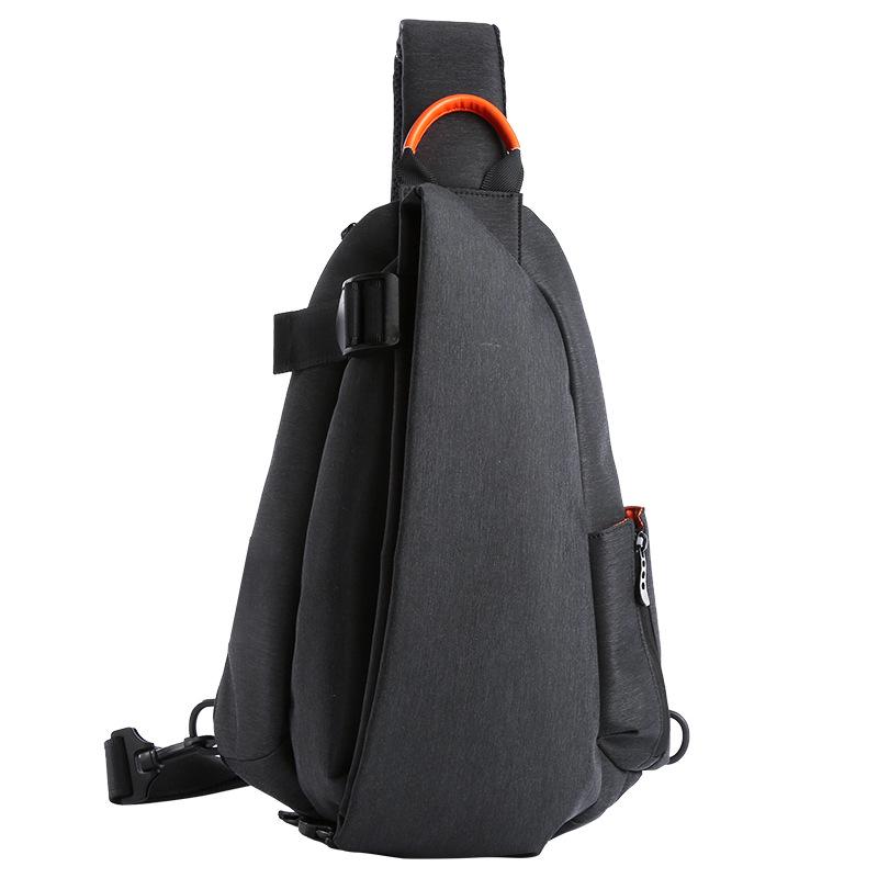 Trendy Brusttasche, Herren-Einzel-Schultertasche, Umhängetasche mit großem Fassungsvermögen, wasserabweisender Oxford-Stoff-Freizeitrucksack für Herren von Joom DACH