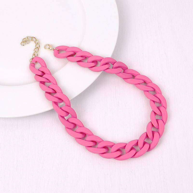 Trendy Bunte Acryl Kette Choker Halsketten Für Frauen Aussage Matte Harz Breite Kette Kragen Hals Schmuck Geschenk Trendy Bunte Acryl Kette Choker Halsketten Für Frauen Aussage Matte Harz Breite Kette Kragen Hals Schmuck Geschenk von Joom DACH