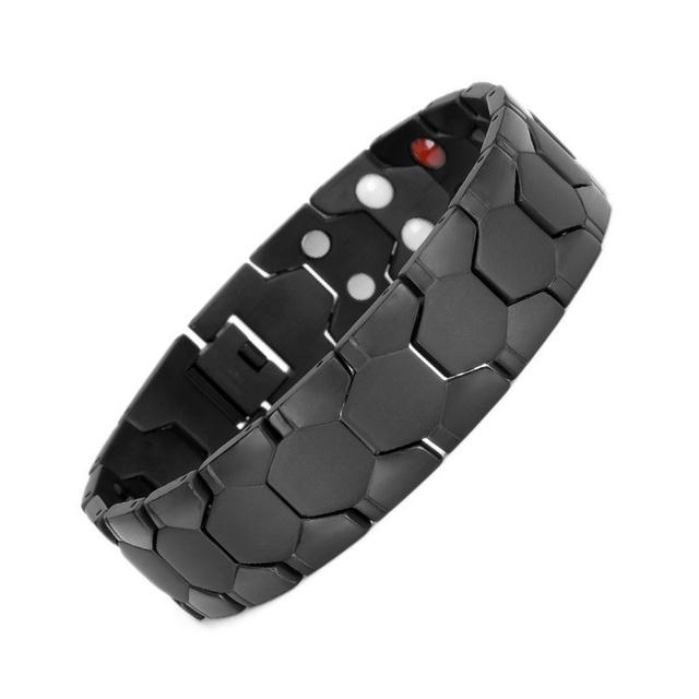Trendy Herrenarmband, schlichte Mode, geometrisches Metall-Armband, lässiger Armreif für Männer, Schmuck, Geschenk für Männer Diameter: 60mm von Joom DACH