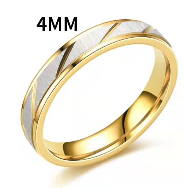 Trendy Männer Und Frauen Paar Einfachen Stil Engagement Gestreiften Ring Jahrestag Geschenk Schmuck Zubehör Anillos Mujer 6 von Joom DACH