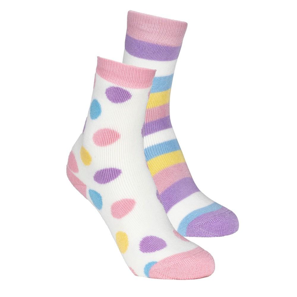 Trespass Frolic-Stiefelsocken für Kinder (Packung mit 4) 12 UK rosa von Joom DACH