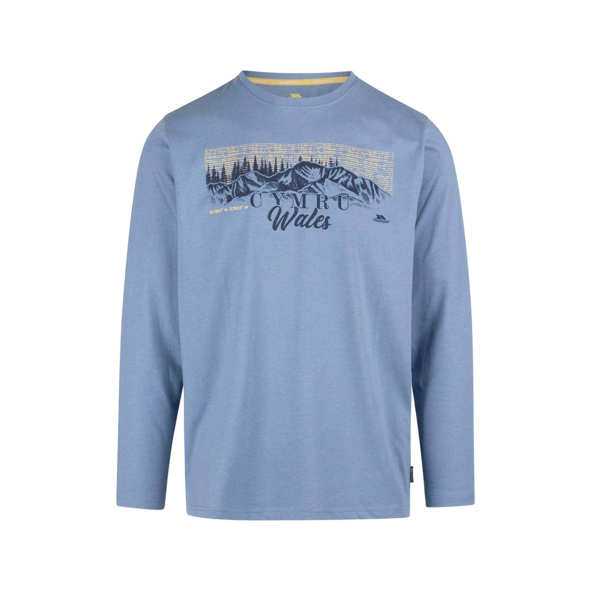 Trespass Herren Kulam bedrucktes Langarm-T-Shirt S jeansblau Trespass Herren Kulam bedrucktes Langarm-T-Shirt S jeansblau von Joom DACH
