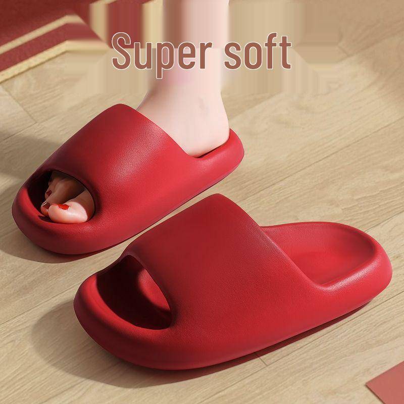 Treten auf Lustige Eva Hausschuhe - Damen Rutschfeste Weiche Sohle Badesandalen für Paare, Männer & Frauen. Perfekt für den Sommer Innen-/Außenbereich. Size 44-45 (for 43-44 feet) von Joom DACH