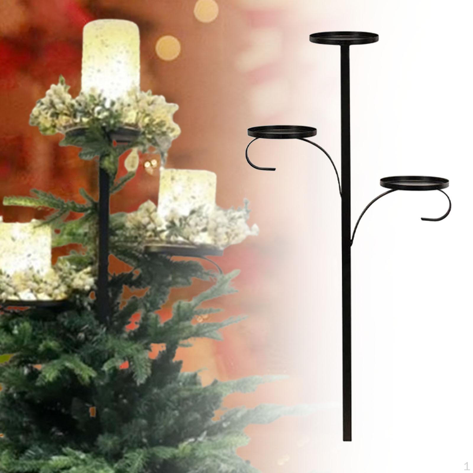 Dreifache Weihnachtsbaumkugeln, Kerzenhalter, Dekoration, Basis für Heimparty-Dekoration 90cm von Joom DACH