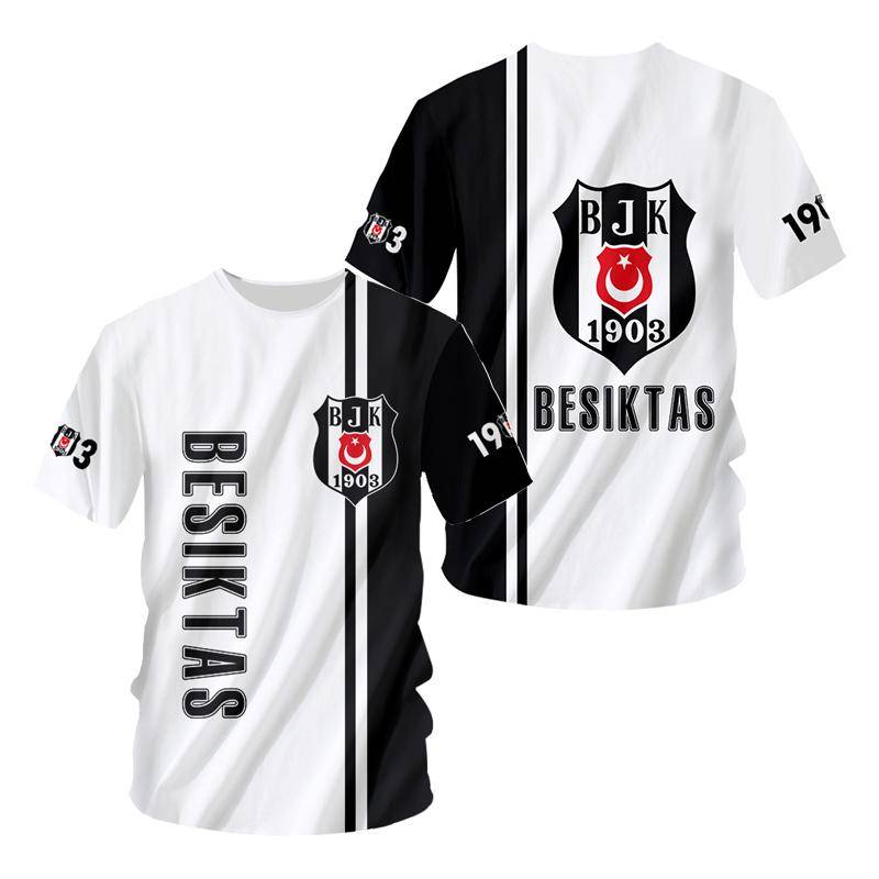 Türkei Besiktas Istanbul Fußball-T-Shirt 3D-Druck Sommer Y2k Grafik-T-Shirts Übergroßes Damen-T-Shirt Harajuku NEUE Promo-T-Shirts XS Türkei Besiktas Istanbul Fußball-T-Shirt 3D-Druck Sommer Y2k Grafik-T-Shirts Übergroßes Damen-T-Shirt Harajuku NEUE Promo-T-Shirts XS von Joom DACH