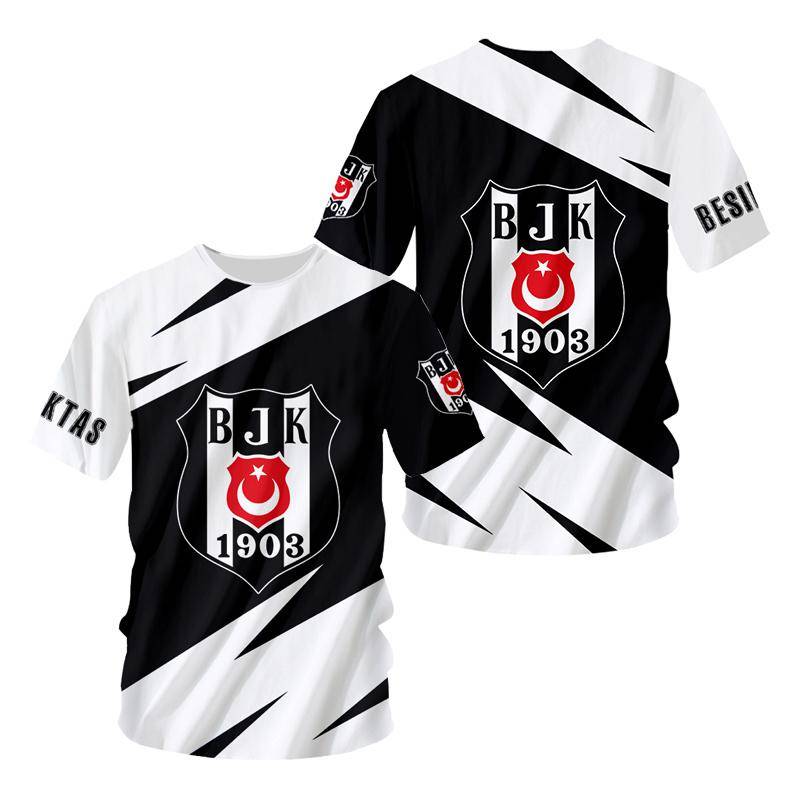 Türkei Besiktas Istanbul Fußball-T-Shirt 3D-Druck Sommer Y2k Grafik-T-Shirts Übergroßes Damen-T-Shirt Harajuku NEUE Promo-T-Shirts XS Türkei Besiktas Istanbul Fußball-T-Shirt 3D-Druck Sommer Y2k Grafik-T-Shirts Übergroßes Damen-T-Shirt Harajuku NEUE Promo-T-Shirts XS von Joom DACH