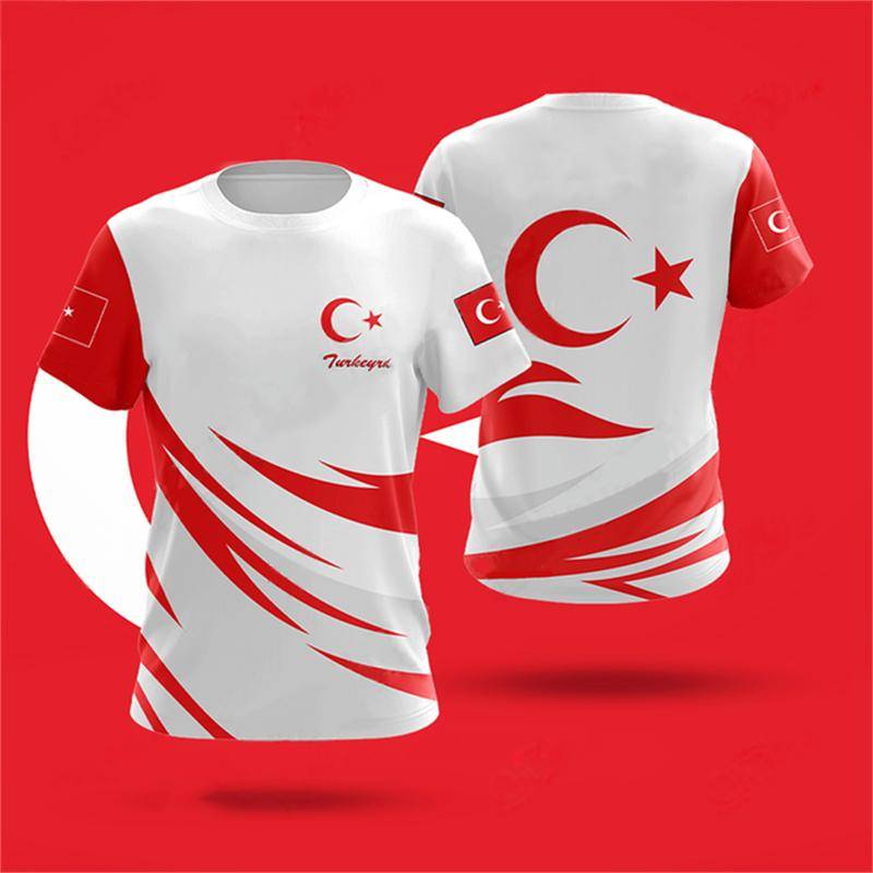 Türkische Flagge Camouflage 3D-Druck Sommer Herren/Damen Rundhals T-Shirt Lässig Kurzarm Übergroßer Pullover Mode Herren Kleidung 2XL Türkische Flagge Camouflage 3D-Druck Sommer Herren/Damen Rundhals T-Shirt Lässig Kurzarm Übergroßer Pullover Mode Herren Kleidung 2XL von Joom DACH