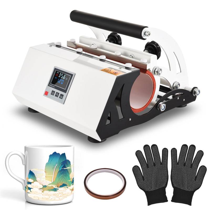 Tumbler-Hitzepresse für 11-30oz 2,9-3,4 Zoll große Trinkgläser, Tassen, Gläser und Becher, Kaffeetassen US plug weiß von Joom DACH