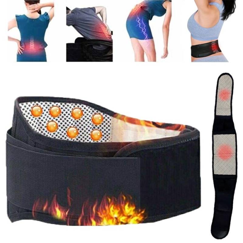 Turmalin Taille Brace Unterstützung Gürtel Band Selbst Erhitzt Unteren Rücken Unterstützt Magnetische Therapie Lenden Taille Bandage Zurück Taille Gürtel XL von Joom DACH