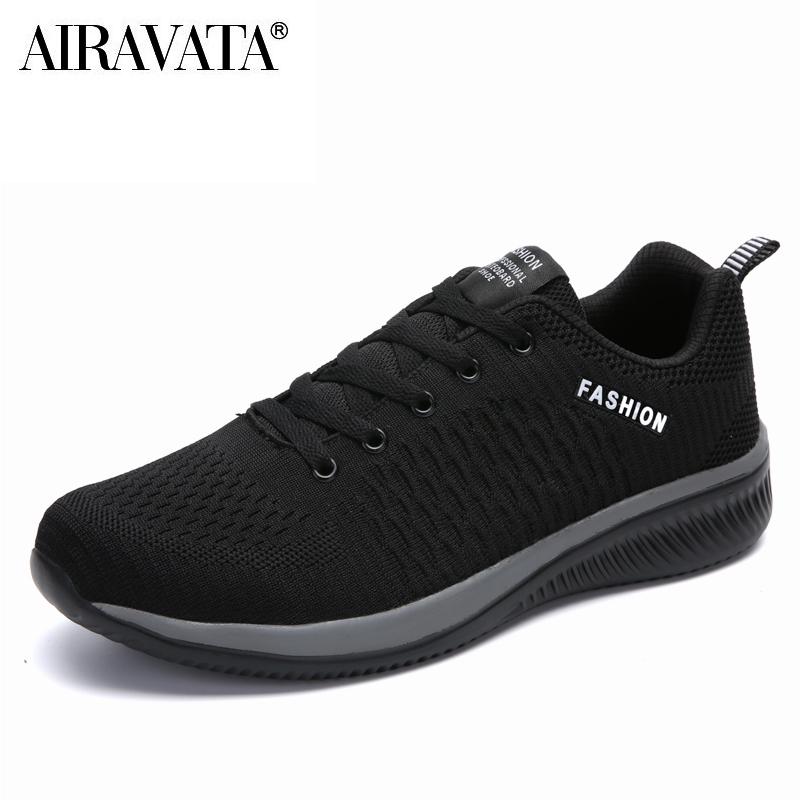 Turnschuhe für Männer und Frauen, modische Outdoor-Lauf-Sneaker, atmungsaktive Freizeitschuhe, Größe 35–48 42 schwarz von Joom DACH