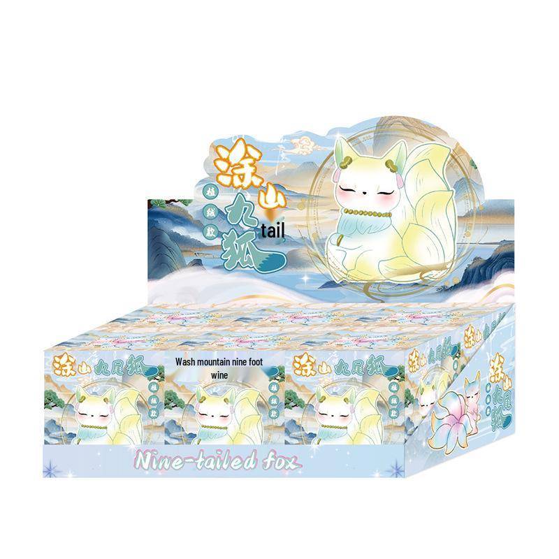 Tushan Neunschwänziger Fuchs Blind Box Puppen - Trendige Kleine Fuchs Ornamente, Kreatives Geburtstagsgeschenk für Mädchen Blind Box Figure Series Tushan Neunschwänziger Fuchs Blind Box Puppen - Trendige Kleine Fuchs Ornamente, Kreatives Geburtstagsgeschenk für Mädchen Blind Box Figure Series von Joom DACH