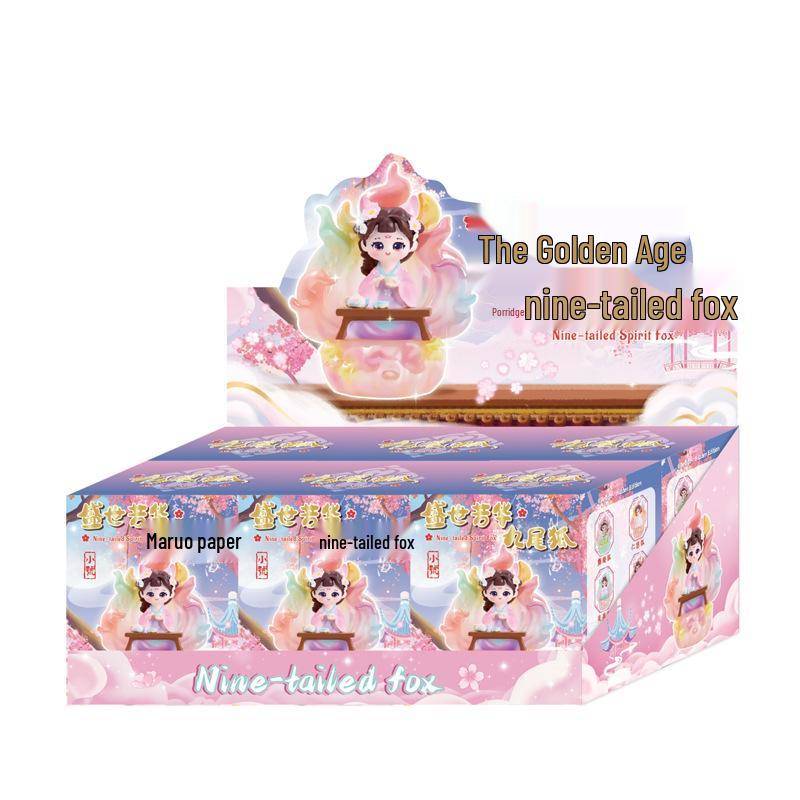 Tushan Neunschwänziger Fuchs Blind Box Puppen - Trendige Kleine Fuchs Ornamente, Kreatives Geburtstagsgeschenk für Mädchen Blind Box Figure Series Tushan Neunschwänziger Fuchs Blind Box Puppen - Trendige Kleine Fuchs Ornamente, Kreatives Geburtstagsgeschenk für Mädchen Blind Box Figure Series von Joom DACH