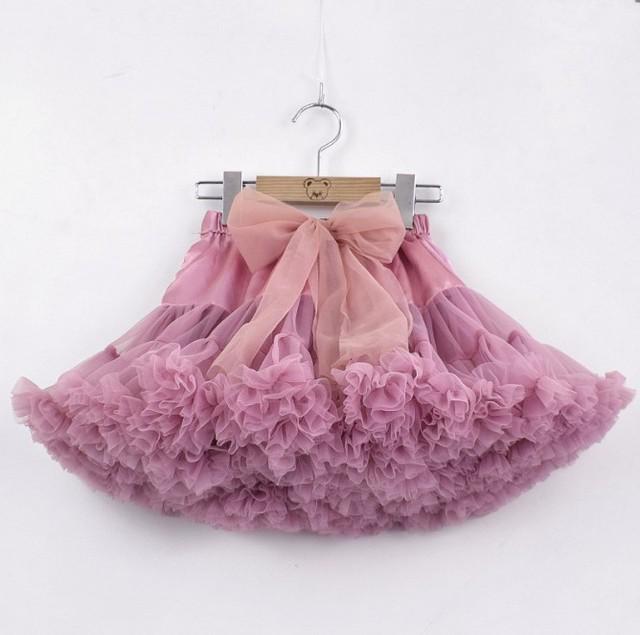 Tutu-Rock für Kinder im Frühling und Sommer – europäischer und amerikanischer Stil, bauschiges Design, Baby-Geburtstagsgeschenk L (130-140CM) von Joom DACH