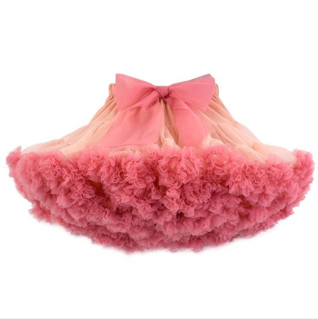 Tutu-Rock für Kinder im Frühling und Sommer – europäischer und amerikanischer Stil, bauschiges Design, Baby-Geburtstagsgeschenk S (80-100CM) von Joom DACH