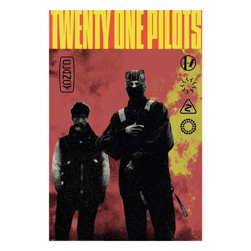 Twenty One Pilots Clancy Paper Poster 91.5cm x schwarz/rot Twenty One Pilots Clancy Paper Poster 91.5cm x schwarz/rot von Joom DACH