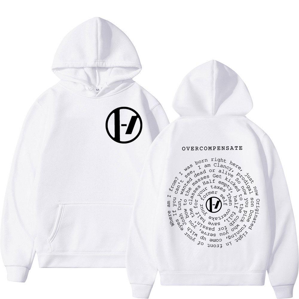 Twenty One Pilots Overcompensate Print Hoodie Herren Damen Rock Hip Hop Übergroße Pullover Mode Lässig Langarm Sweatshirt M von Joom DACH