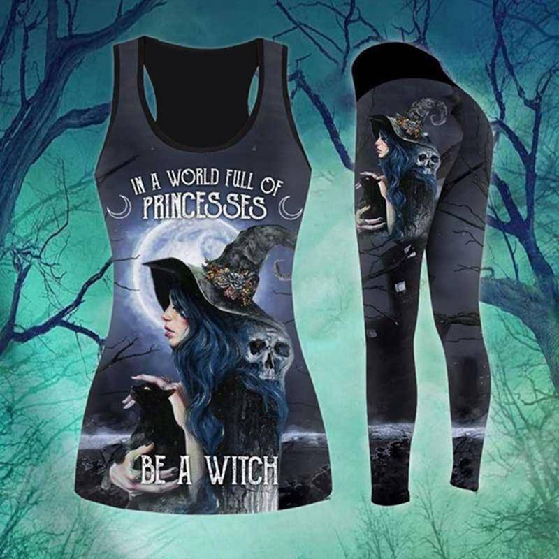 Two Ghosts Print Yoga-Outfit für Damen, modische 3D-gedruckte Workout-Leggings, Fitness, Sport, hohe Taille, lässige Yoga-Hose für Damen S grau von Joom DACH