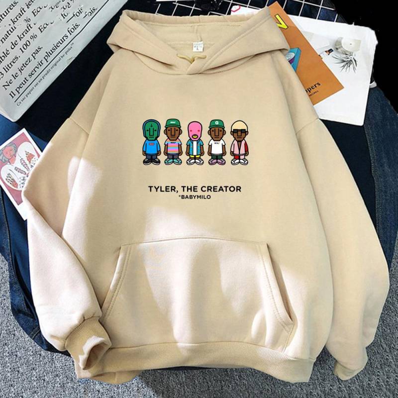 Tylerr The Creator Hip Hop Rapper Vintage Hoodies Herren Sweatshirts Neue lockere und bequeme Pullover Y2k Streetwear L khaki Tylerr The Creator Hip Hop Rapper Vintage Hoodies Herren Sweatshirts Neue lockere und bequeme Pullover Y2k Streetwear L khaki von Joom DACH