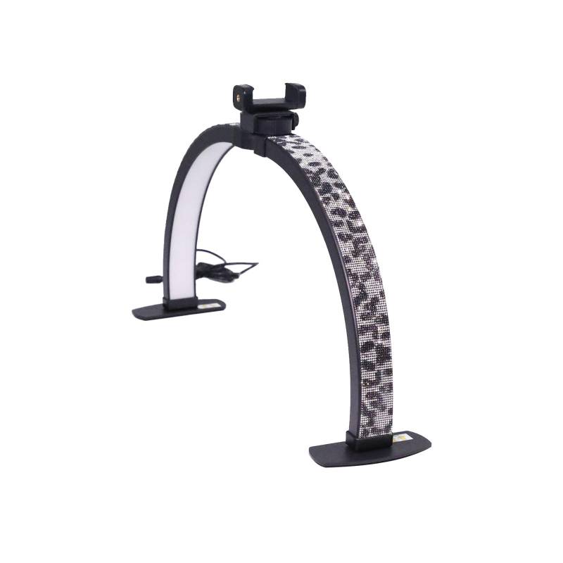 U-förmige Halbmond-Nagel-Arbeitsleuchte Salonlampe Einfache LED-Desktop-Nagellampe Schönheit Schreibtischlampen US schwarz von Joom DACH