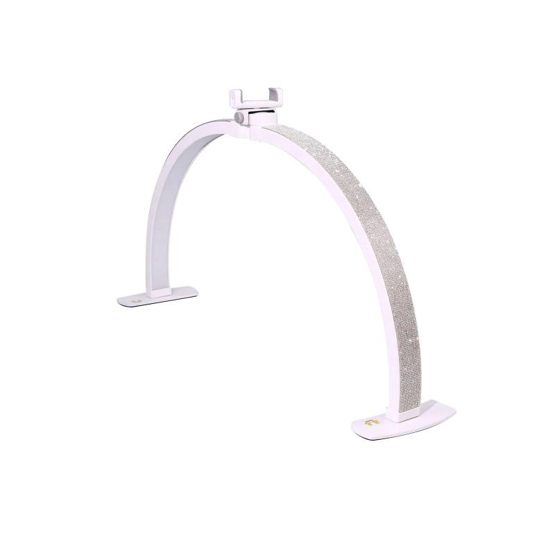 U-förmige Halbmond-Nagel-Arbeitsleuchte Salonlampe Einfache LED-Desktop-Nagellampe Schönheit Schreibtischlampen US weiß von Joom DACH