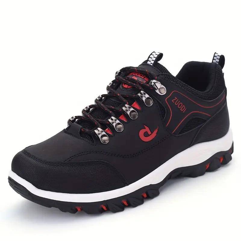ÜBERGRÖSSE Herren Strapazierfähige Schnür-Wanderschuhe, Bequeme Rutschfeste Weiche Sohle Schuhe für Herren Outdoor-Sneaker 48 schwarz ÜBERGRÖSSE Herren Strapazierfähige Schnür-Wanderschuhe, Bequeme Rutschfeste Weiche Sohle Schuhe für Herren Outdoor-Sneaker 48 schwarz von Joom DACH
