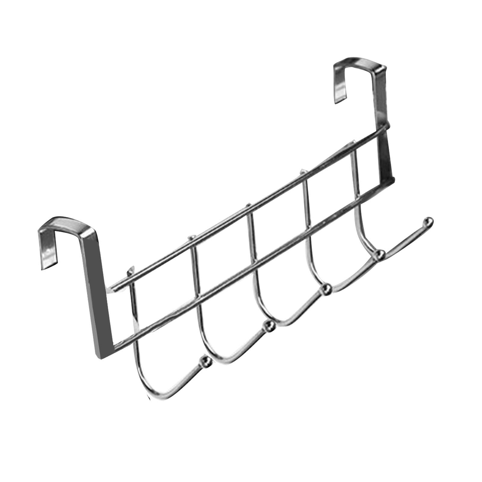 Über-Tür-Haken Platzsparend Bohrfrei Mehrzweck zum Aufhängen von Kleidung Handtuch Tasche Küche von Joom DACH