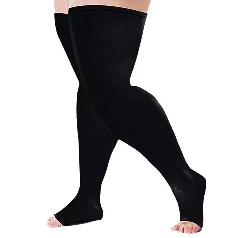 Übergröße, 2 Farben, 1 Paar, Kompressionsstrümpfe für Damen und Herren, Kompressionssocken, Unisex, Stressabbau, Sportsocken 5XL von Joom DACH