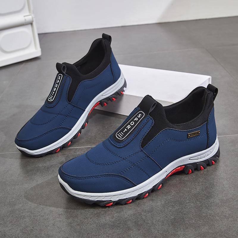 Übergröße Herren Herbst Winter Schuhe Rutschfest Leichtgewichtige Walking Sneakers Slipper Gepolsterte Sohle Bequeme Sportschuhe 43 blau von Joom DACH