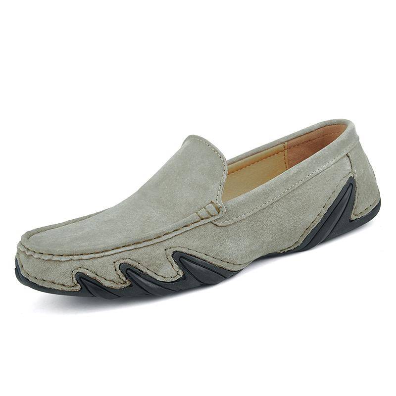 Übergröße Wildlederschuhe Herren Halbschuhe Bequeme Freizeitschuhe Herren Flats Mokassins Herren Schuhe 41 khaki von Joom DACH