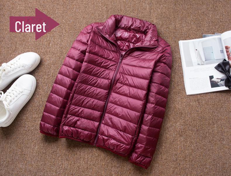 Übergroße Daunenjacke mit Kapuze für Herren – kurz, dünn, Stehkragen, große Größe Additional Shipping for Remote Areas von Joom DACH