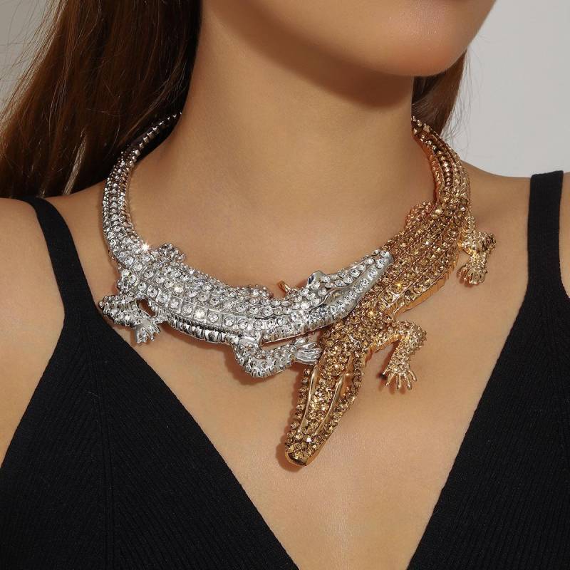 Übertreibene High-End-Design Choker-Halskette für Damen von Joom DACH