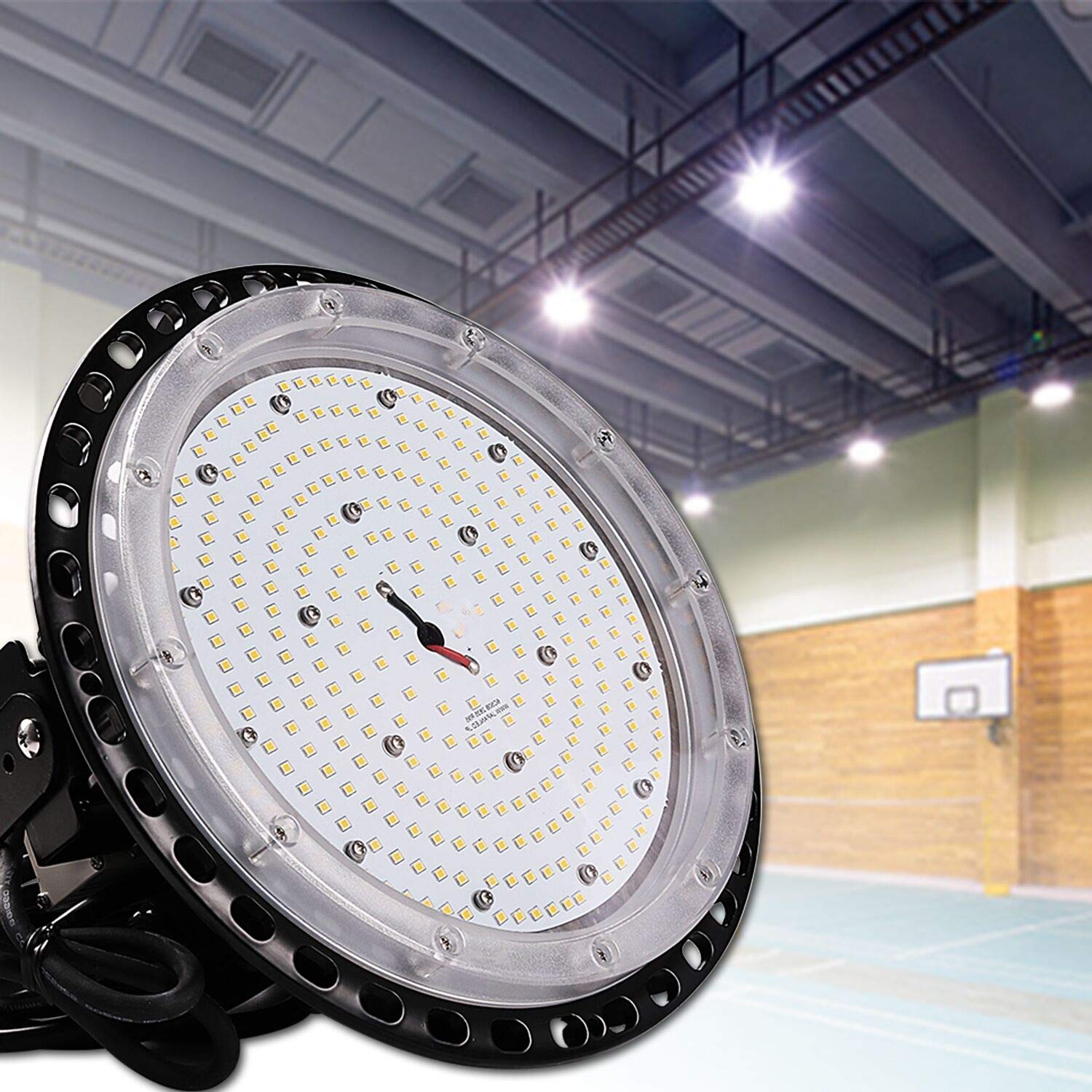 UFO-Typ LED-Flutlicht 100W LED-Deckenleuchte 100W MEAN WELL-Netzteil LED-Deckenleuchte mit Quecksilberlampenersatz IP65 wasserdicht von Joom DACH
