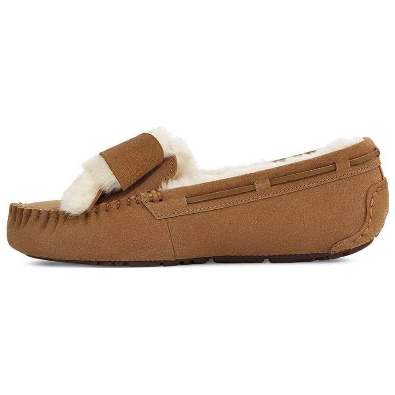 UGG Bequeme Schleifen Ballerinas Damen Ballerinas Kastanie 1138373-CHE 36 von Joom DACH