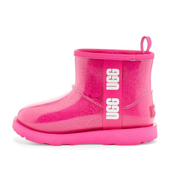 UGG Classic Clear Mini II Stiefel Kinder Rock Rose Kinder Sneaker Pink 1112386K-RCR 36 von Joom DACH