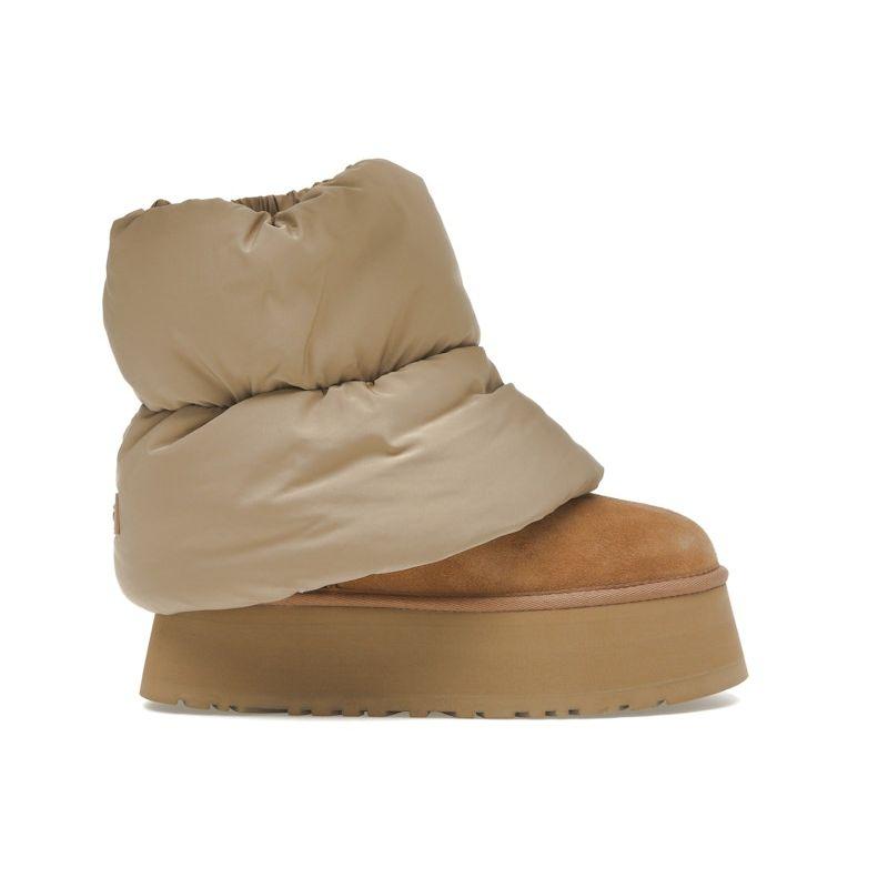 UGG Classic Mini Dipper Puffer Amphora Kastanie Damen Sneaker Tan 1158275-AHS 39 von Joom DACH