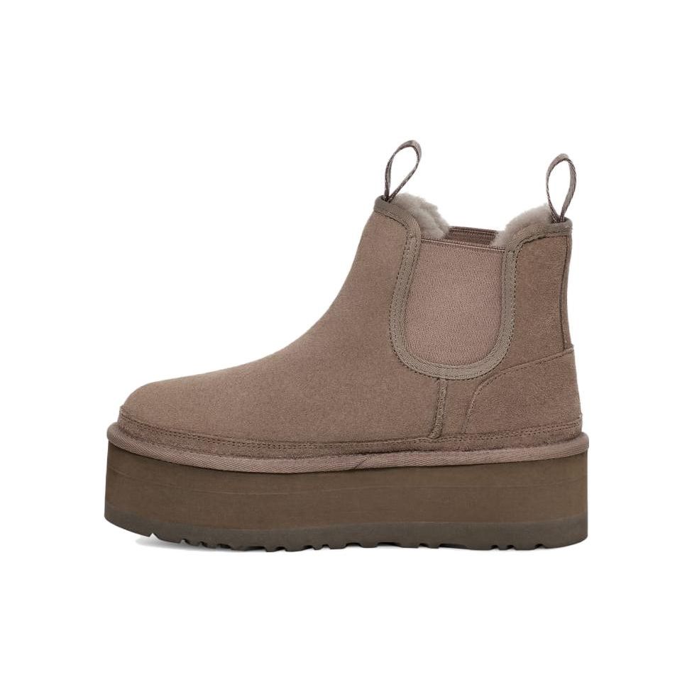 UGG Neumel Wildleder Warm Rutschfest Vielseitig Schlicht Kurz Mid-Calf Schneestiefel Damenstiefel Braun 1134526-SKP 39 von Joom DACH