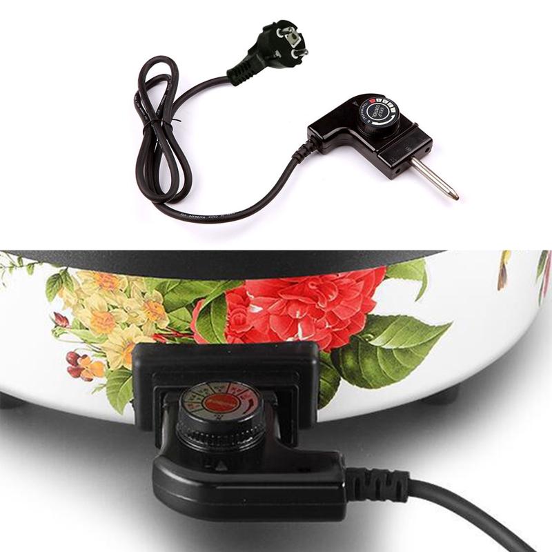 US/UK/SA/EU/CN-Stecker, verstellbares Netzkabel mit automatischem Regler für elektrische Backform, elektrischer Heiztopf, Pin-Stecker EU von Joom DACH