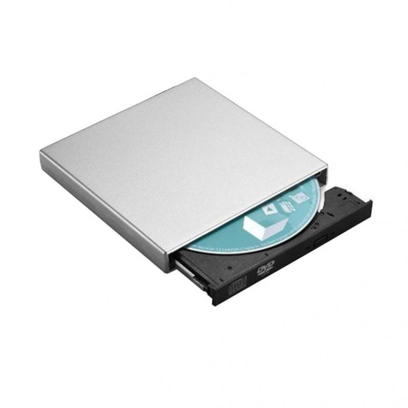 USB 2.0 Externer DVD-Combo-CD-RW-Laufwerksbrenner für Notebook-PC-Desktop-Computer silber von Joom DACH